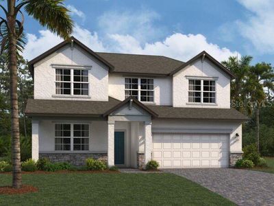 New construction Single-Family house 9623 Crescent Ray Drive, Wesley Chapel, FL 33545 Salinas- photo 0