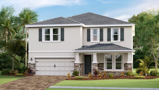 New construction Single-Family house 35611 Lowery Trl, Zephyrhills, FL 33541 plan Holden - image