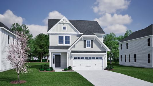 New construction Single-Family house 504 Wild Plum Wy, Durham, NC 27703 plan Bowen - image