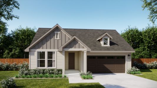 New construction Single-Family house 242 Sycamore Pines Ln, Mountain City, TX 78610 plan 4006 - image
