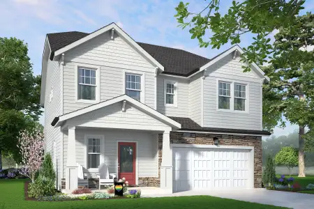 New construction Single-Family house 2007 Pollinator Pl, Mebane, NC 27302 plan Blue Satin Sashes - image