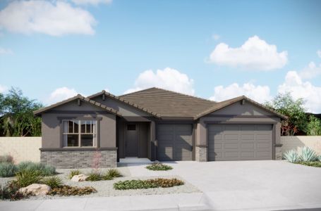 New construction Single-Family house 5094 W Tavira Wy, Marana, AZ 85742 plan Garnet - image