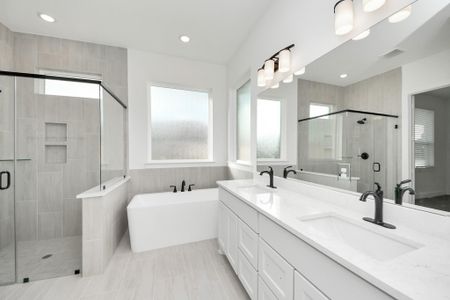 New construction Single-Family house 9438 Chateau Hl, Iowa Colony, TX 77578 plan Bonneville 50′ Lot - image 15