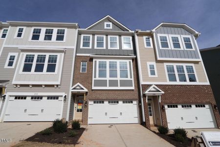 New construction Townhouse house 2370 Bay Minette Sta, Apex, NC 27502 Hyde Park - Front Entry Townhomes- photo 0 0