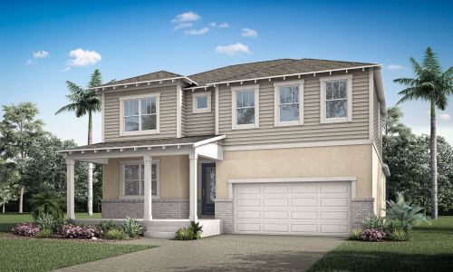New construction Single-Family house 213 Long Wave Wy, Groveland, FL 34736 plan Olympic - image