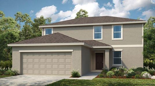 New construction Single-Family house 2654 Fernleaf Street, Auburndale, FL 33823 Redbud- photo 0