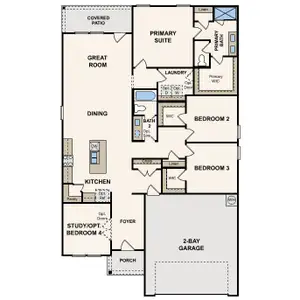 New construction Single-Family house 317 Declan St, Springtown, TX 76082 plan Champlain - image