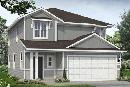 New construction  house 141 Adze Dr, Liberty Hill, TX 78642 plan Cascade 1668 - image