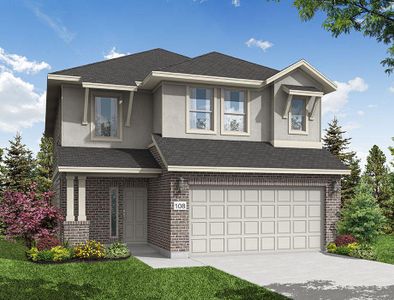 New construction Single-Family house 15443 Foresail Ln, Houston, TX 77047 plan The Trenton - image