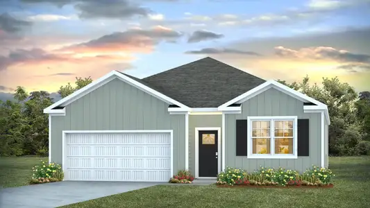 New construction Single-Family house 302 Merchant Point Blvd, Jacksonville, NC 28546 plan Cali - image