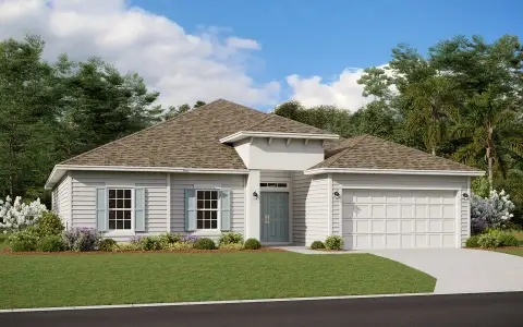 New construction Single-Family house 35 Palm Ln, Palm Coast, FL 32164 plan Fleming II - image