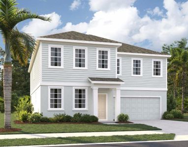 New construction Single-Family house 5714 Cattle Ranch Drive, Saint Cloud, FL 34771 Griffin Homeplan- photo 0