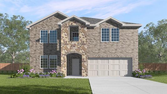 New construction Single-Family house 4813 Silver Vein Ave, Aubrey, TX 76227 plan Medbourne - image