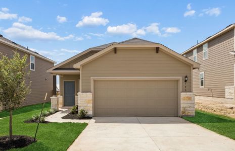 New construction Single-Family house 728 Rubber Tree Wy, Buda, TX 78610 plan Beeville - image