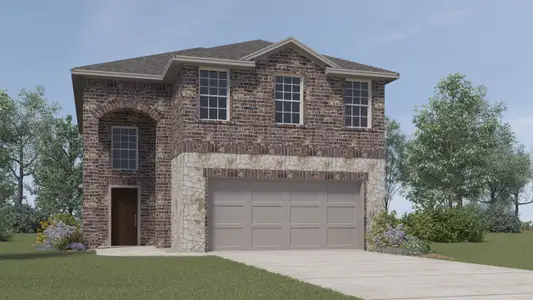 New construction Single-Family house 2017 Wildcat Trl, Crandall, TX 75114 plan Brisbane - image