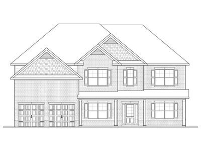 New construction Single-Family house 3260 Lions Ruby Ln, Atlanta, GA 30349 plan The Rosewood - image 3