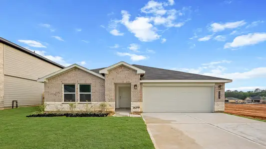 New construction Single-Family house 730 Merit Badge Trl, Conroe, TX 77303 plan Texas Cali - image