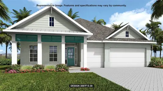New construction Single-Family house 4397 Southern Valley Lp, Brooksville, FL 34601 plan 3087F - image