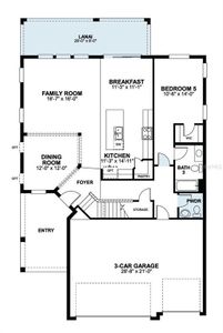 New construction Single-Family house 1314 Hyde St, St. Cloud, FL 34771 plan Lancaster - Eco Series - image