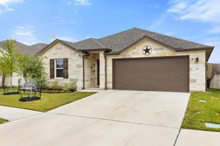 New construction Single-Family house 130 Greenspire Ln, Hutto, TX 78634 plan The Oleander (C401) - image