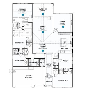 New construction Single-Family house 1919 Regal Water Dr, Missouri City, TX 77459 plan 6029 - image