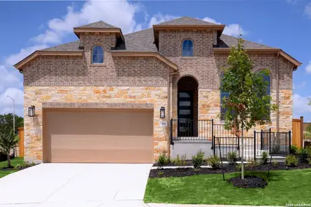 New construction Single-Family house 464 Hulda Trl, New Braunfels, TX 78130 plan Kingston - image