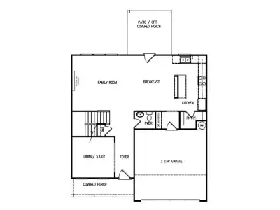 New construction Single-Family house 210 Ruby Robin Dr, Jefferson, GA 30549 plan The Preston - image