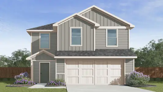 New construction Single-Family house 110 Bull Lake Cir, Buda, TX 78610 plan The Davis - image