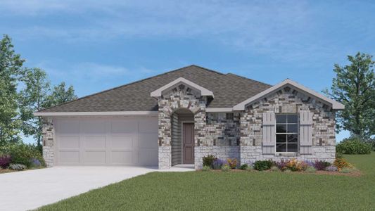 New construction Single-Family house 113 Bruin Paw Dr, Georgetown, TX 78628 The Ashburn- photo 0