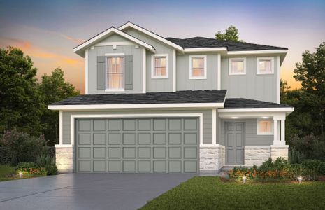 New construction Single-Family house 962 Bluegrass Pt, New Braunfels, TX 78130 plan Monroe - image