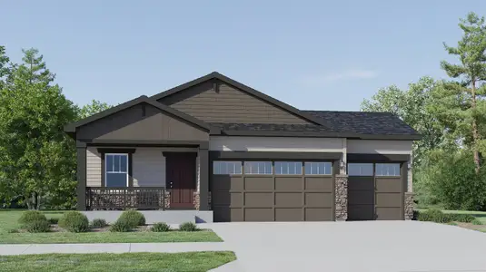 New construction Single-Family house 3489 Kingston Crest Trl, Elizabeth, CO 80107 plan Dolly - image