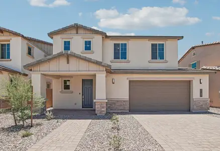 New construction Single-Family house 21459 E Cattle Dr, Queen Creek, AZ 85142 plan 3523 Elevation C - image