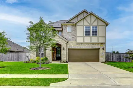 New construction Single-Family house 4910 Magnolia Springs Dr, Pearland, TX 77584 The Cedar (L412)- photo 0