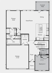 Structural options added include: Bedroom 4 with bath and covered outdoor living.