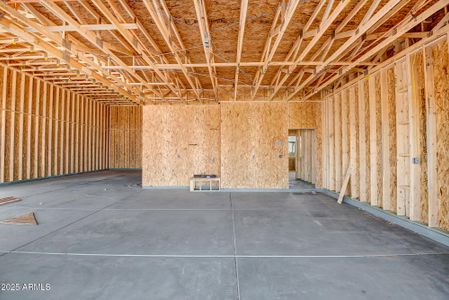 Inside garage