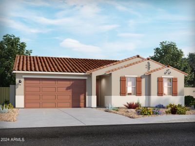 New construction Single-Family house 247 S 176Th Avenue, Goodyear, AZ 85338 Everett- photo 0