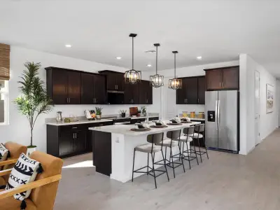 Kitchen in Lark Floorplan modeled at Allure Vista