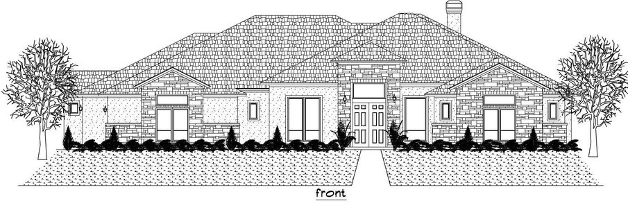 New construction Single-Family house 3881 Wrangler Lp, Bulverde, TX 78163 plan The Sisterdale - image