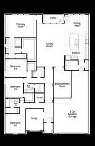 New construction Single-Family house 1405 Treasure Map Vw, Leander, TX 78641 Canterbury Plan- photo 3 3