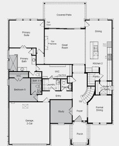 Structural options added include: Bed 5/Bath 4, media room, drop in tub at owner’s bath, study, gourmet kitchen, fireplace, door at laundry, sliding door, and pre-plumb for future water softener.