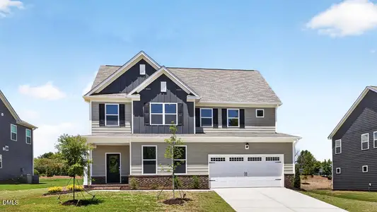 New construction Single-Family house 1605 Jasmine View Wy, Knightdale, NC 27545 plan Lucas - image