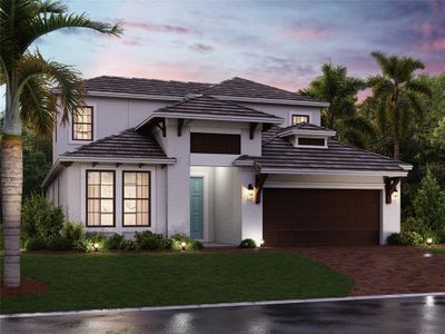New construction Single-Family house 9698 Crystal Isles Cir, Sarasota, FL 34241 plan Calusa - image