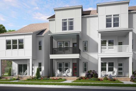 New construction Townhouse house 1132 Lamplighter Dr, Raleigh, NC 27604 plan Bluebird - image