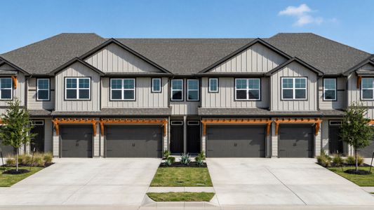 New construction Townhouse house 1224 Aldrin Dr, Leander, TX 78641 plan Eagle - image