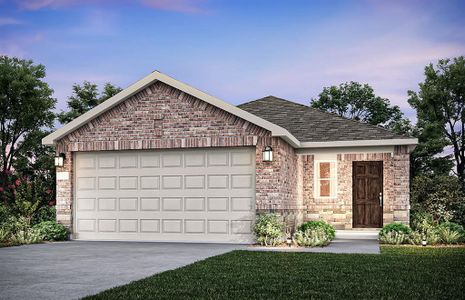 New construction Single-Family house 14115 Maida Dr, Pilot Point, TX 76258 plan Primrose - 30' Smart Series - image