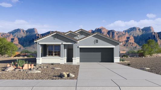 New construction Single-Family house 40025 W Agave Rd, Maricopa, AZ 85138 Palo Verde- photo 0 0