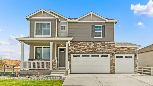 New construction Single-Family house 9910 Biscay St, Commerce City, CO 80022 HOLCOMBE- photo 0