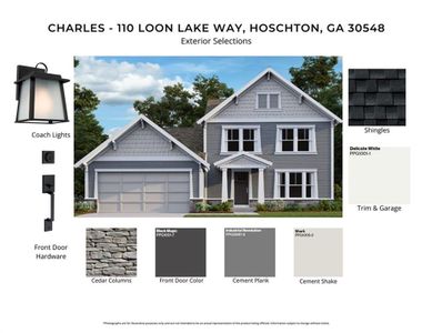 New construction Single-Family house 110 Loon Lake Wy, Hoschton, GA 30548 plan Charles - image