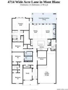 New construction Single-Family house 4714 Wide Acre Ln, Cibolo, TX 78108 plan Birchwood - image