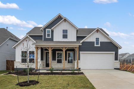 New construction Single-Family house 17200 Genista Wy, Pflugerville, TX 78660 plan Hathaway - image